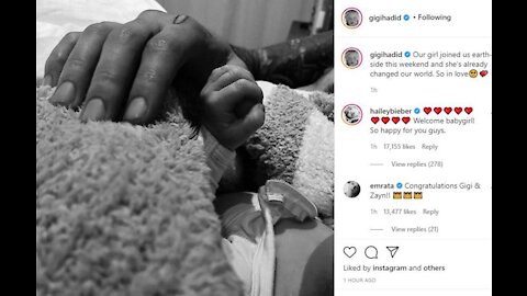 Gigi Hadid and Zayn Malik welcome first child