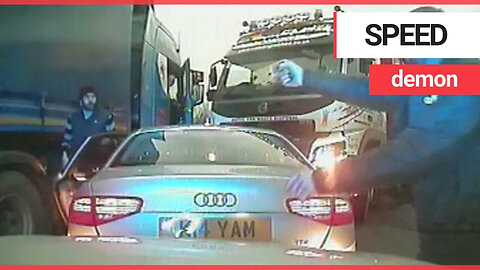 Uninsured Audi driver leading police on terrifying 100mph car chase