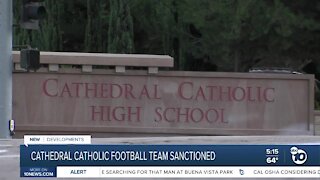 Cathedral Catholic football team sanctioned