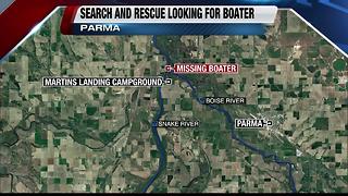 Search continues for boater in Snake River