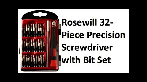 Rosewill 32 Piece Precision Screwdriver Review