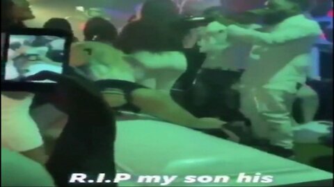 BLACK WOMAN TWERKS AT A FUNERAL OVER THE COFFIN