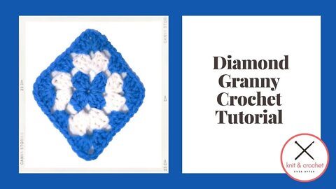 Left Hand Motif of the Month July 2014: Diamond Granny Crochet Tutorial