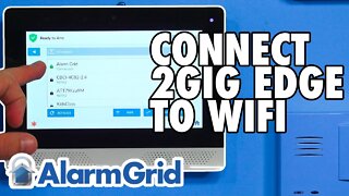 2GIG EDGE: Connect to Wifi