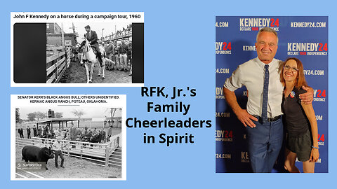 RFK, Jr.'s Family Cheerleaders in Spirit