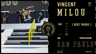 Vincent Milou's 2nd Place Finish - 2023 SLS Super Crown | Best Tricks