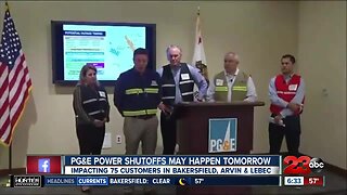 PG&E Power Shutoffs May Happen Thursday
