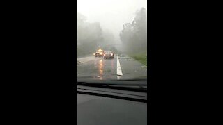 Driver literally misses tornado by mere minutes