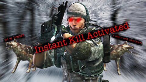 Chris Redfield "Instant Kill Activated" Against Helpless Zombie Wolves (Resident Evil Revelations)