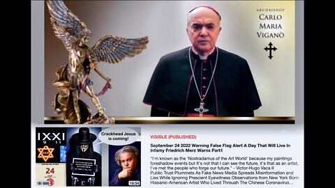 AntiGlobalist Manifesto Archbishop Carlo Maria Vigano And Victor Hugo Call For Unity To Defeat NWO