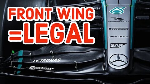 Mercedes front wing is LEGAL and Red Bull having DOUBTS ?