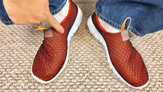 Fenda Toosbuy Breathable Mesh Running, Tennis, Beach, Athletic, orange, Slip-on Shoes review