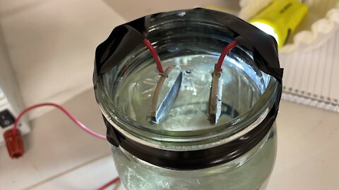 Time lapse of making colloidal silver