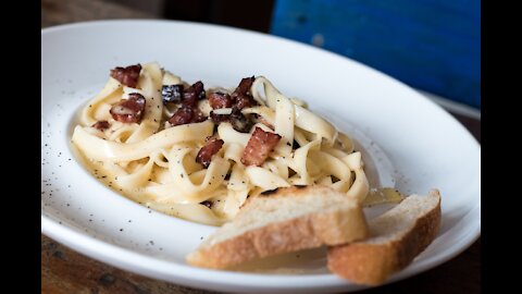 Creamy Carbonara Pasta - Christmas Recipe