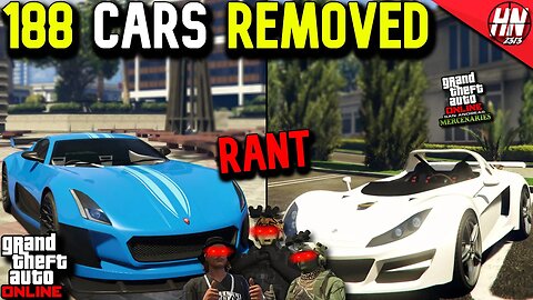 188 Vehicles Removed From GTA Online! RANT ft. @gtanpc @twingo2313