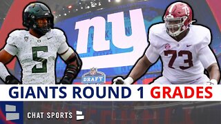 NY Giants Draft Grades: Kayvon Thibodeaux & Evan Neal - Best Round 1 Duo Since...?