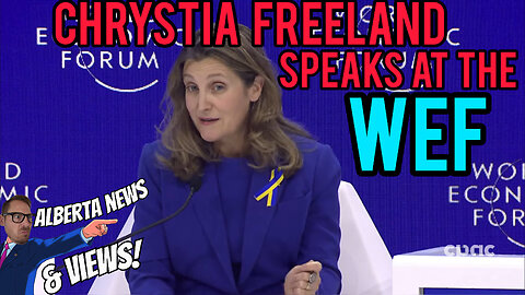 SURPRISE- Chrystia Freeland shares her eternal wisdom speaking at the World Economic Forum.