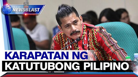 Sen. Robin Padilla, nangakong isusulong ang karapatan ng katutubong Pilipino sa ancestral domains