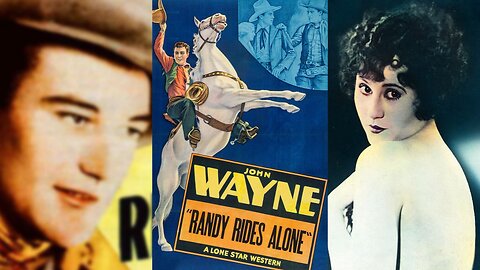 RANDY RIDES ALONE (1934) John Wayne & Alberta Vaughn | Action, Mystery, Romance, Western | B&W