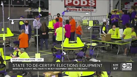 Secretary of State Katie Hobbs sends letter threatening to de-certify election equipment after audit