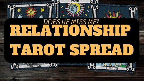 The Relationship Tarot Spread #pickacard #tarotspread