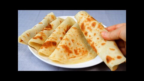 Ready In Only 5 minutes! No Rolling No kneading! Soft chapati Make with Liquid Dough