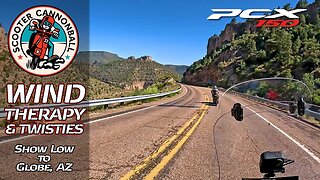 Scooter Cannonball 2023 // Scooter ASMR // Mountain Ride from Show Low to Globe, AZ