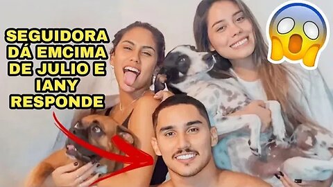 JULIO BRITZ ATRAI OLHARES DE SEGUIDORAS E SUA ESPOSA IANY RESPONDE😬😅