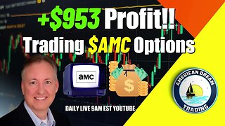 +$953 Profit Trading #AMC Options Stock Market Success