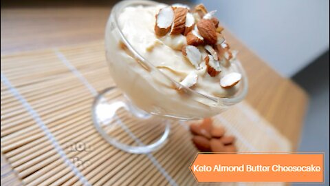 Keto Almond Butter Cheesecake Recipe #Keto #Recipes