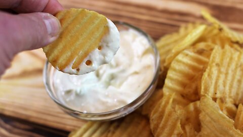 Yogurt parmesan chip dip recipe