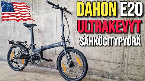 Testissä Amerikkalainen Dahon Unio E20 sähköpyörä