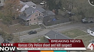 Kansas City police shoot suspect