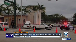 1 person hospitalized in alcohol-related crash in West Palm Beach