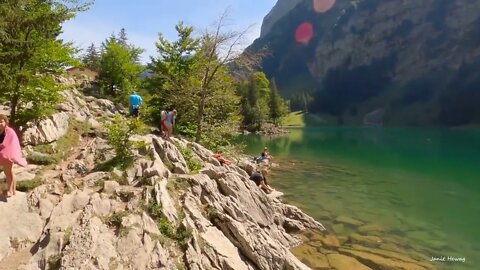 This = place = is = very = relaxing = = Seealpsee, = one = of = the = best places in Switzerland