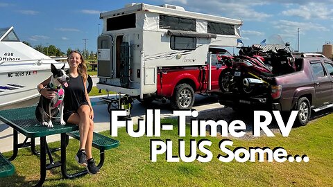 Did We Bring TOO MUCH?! | Full Time Truck Camper Living