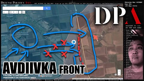 [ Avdiivka Front ] RUSSIA ATTACK SOUTH OF KAMYANKA; Ukraine counterattack east of Novokalynove
