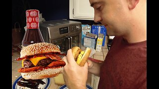 🍔🥓⭐ Homemade Western Bacon Cheeseburger #cheeseburger #homemade #bacon #burger