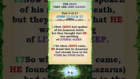 THE BIBLE SAYS ABOUT, WHAT HAPPENS TO US WHEN WE DIE? P3/17#godthefather #jesuschrist #holyspirit