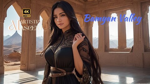 4K AI Artistry Lookbook | Bamyan Valley |A-Line Dresses | ai cosplay lookbook | cute ai lookbook #ai