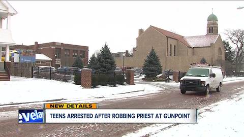 Four teens charged for robbing and shooting at priest, two had previous criminal records