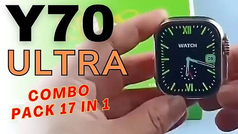 Y70 Ultra 17 in 1 Smartwatch Combo Pack Suit pk T10 i20 i30