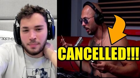 Andrew Tate Reacts To Getting Banned From Instagram 😱 (FULL VIDEO) With Adin Ross - TOP G