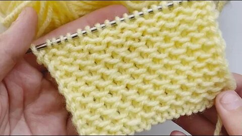 🧶How to knit very simple stitch