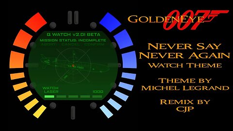 GoldenEye 007 Never Say Never Again Watch Theme