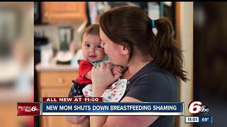 New mom shuts down breastfeeding shaming