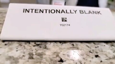 "INTENTIONALLY BLANK" - "Can You Handle The Truth?" - V@<<in3 P0|i<e