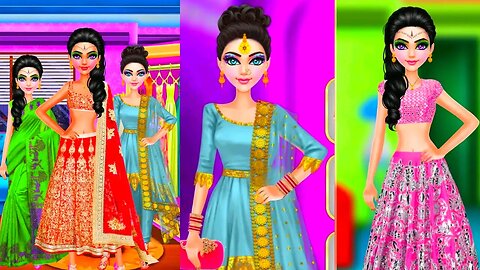 Indian wedding dressup/indian wedding salon/dressup games/girl games/new game 2023 @TLPLAYZYT