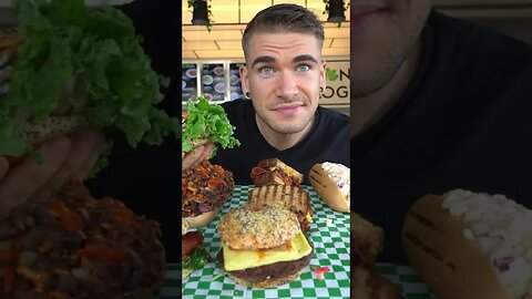 Wait... a VEGAN BURGER & FRIED CHICKEN SANDWICH CHALLENGE?!