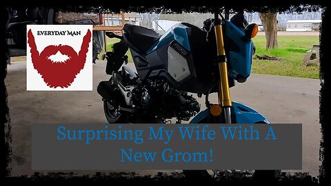 Surprising My Wife With A New Motorcycle (2020 Honda Grom) Watch massive fail at the end!